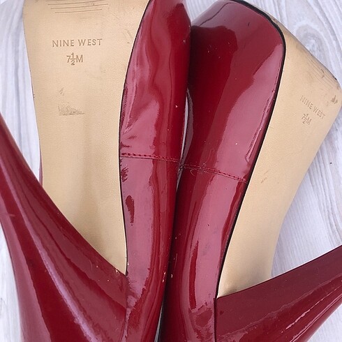 38 Beden kırmızı Renk Kadın topuklu ayakkabı