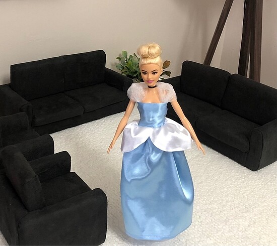 Beden Renk Barbie sindirella kostümü