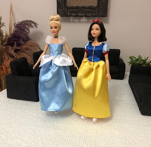 Beden Barbie prenses kostümleri sindirella ve pamuk prenses