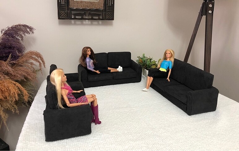 Barbie koltuk takımı