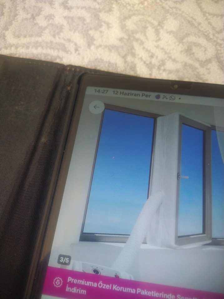 Beyaz Airfel tasina bilir kilima ve ısıtıcı - Görsel 4