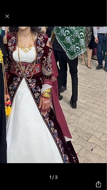 m Beden Kınalık kaftan gelinlik
