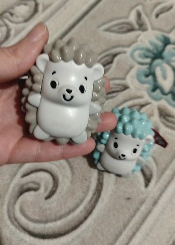 Pastel Renkli Sevimli Kirpi Figürleri - Görsel 3