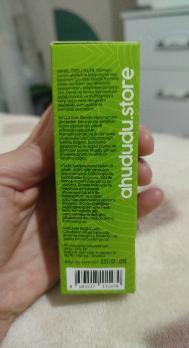 Anhududu Saç İçin Güneş Kremi SPF30+ - Görsel 3