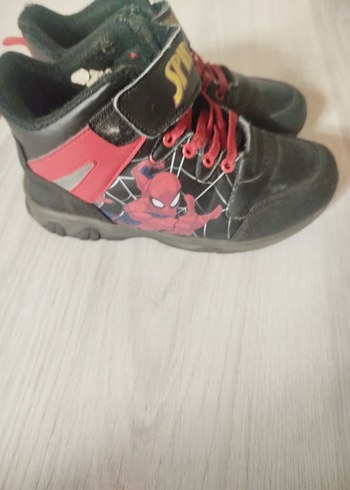 siyah Erkek Çocuk Spiderman bot Ayakkabı - Görsel 2