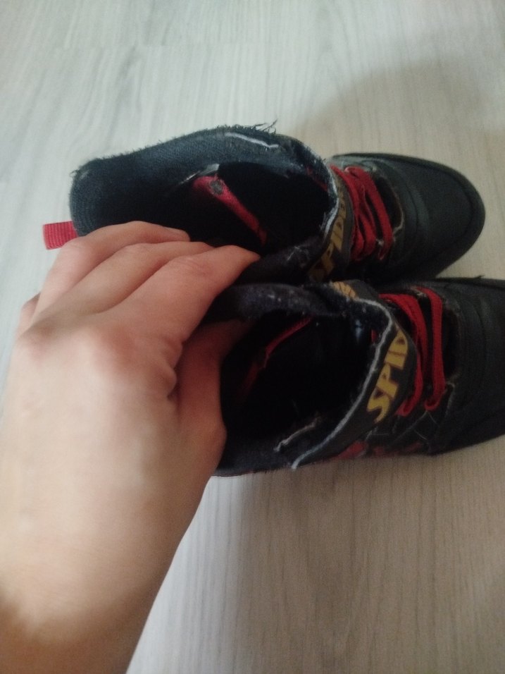 siyah Erkek Çocuk Spiderman bot Ayakkabı - Görsel 4