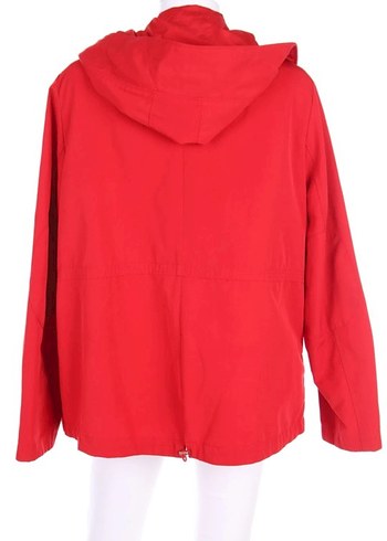 Düğmeli Kırmızı Kadın Midi Ceket - Görsel 2