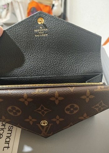 Kahverengi Baskılı Deri Kadın Cüzdan - Görsel 3