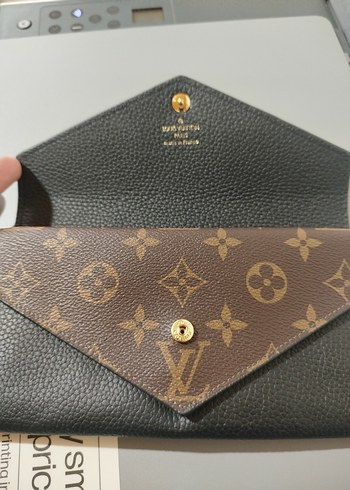 Kahverengi Baskılı Deri Kadın Cüzdan - Görsel 2