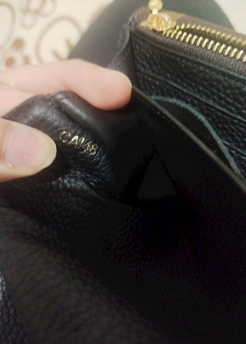 Kahverengi Baskılı Deri Kadın Cüzdan - Görsel 7