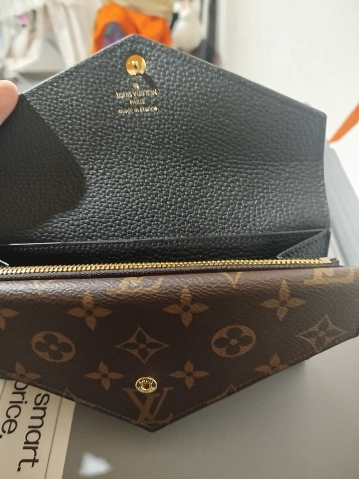 Kahverengi Baskılı Deri Kadın Cüzdan - Görsel 3