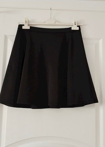 Fashion Frends marka L beden Siyah Pilili Mini Etek