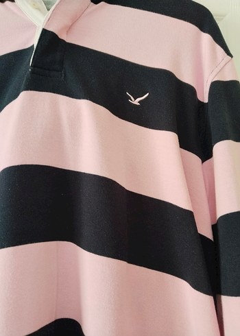 3xl Beden çeşitli Renk Smile marka XXXL Düğmeli kapşonlu Çizgili Sweatshirt