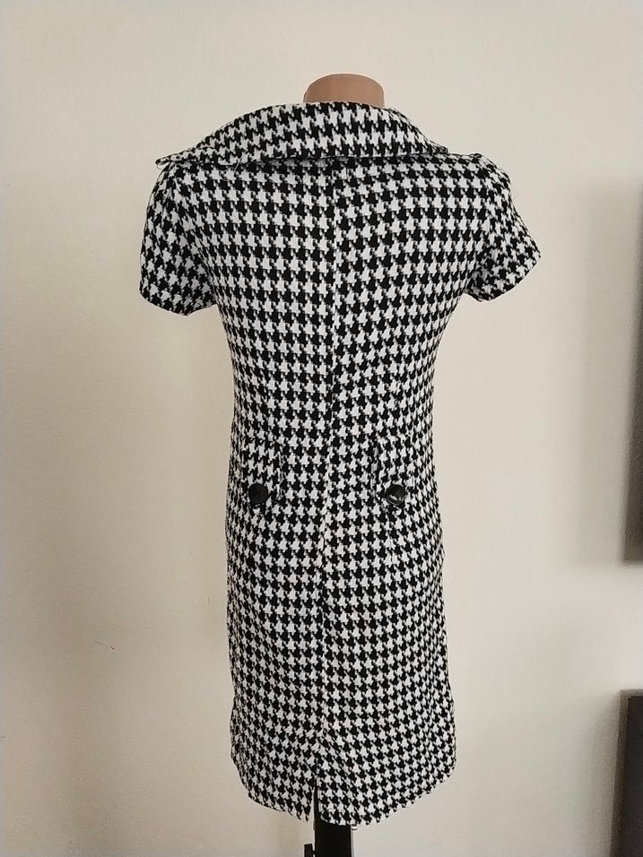 dilvin marka 38 beden Gri Kısa Kollu Midi Düğmeli Elbise - Görsel 5