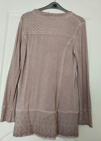 Tesini marka L beden V Yakalı Kadın Mini Sabahlık - Görsel 6