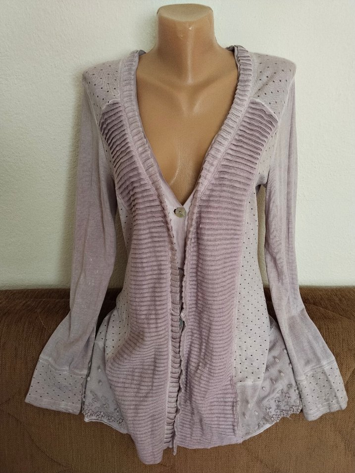 Tesini marka L beden V Yakalı Kadın Mini Sabahlık - Görsel 2