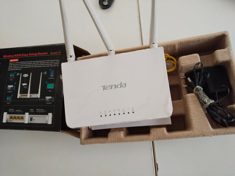 Tenda Easy Setup Kablosuz Router Beyaz - Görsel 3