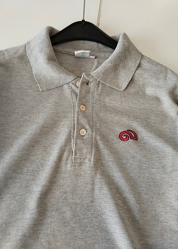 Sevil marka L beden Gri Uzun Kollu Polo Tişört - Görsel 8