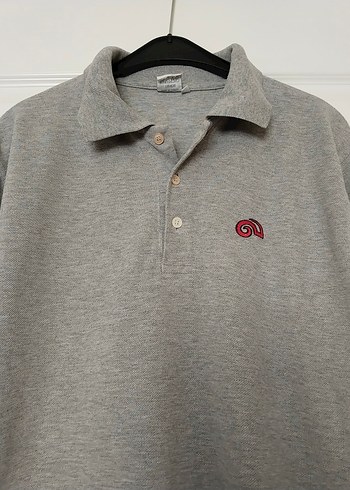 Sevil marka L beden Gri Uzun Kollu Polo Tişört - Görsel 6