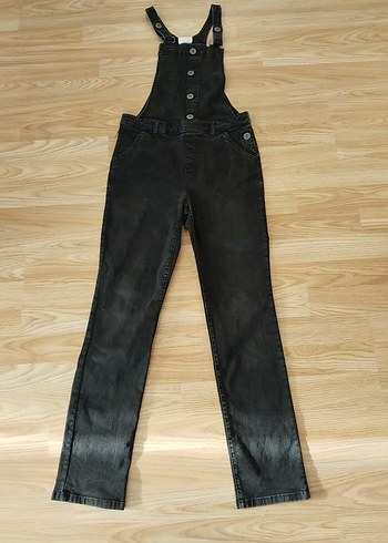 LCW marka 12-13 yaş Siyah Denim Uzun Tulum
