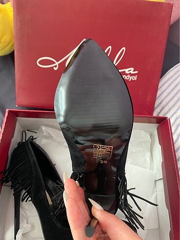 39 Beden siyah Renk Stiletto