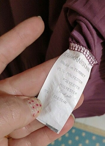 44 Beden mor Renk Elbise tunik