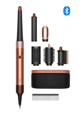 Bluetooth özellikli kahverengi saç şekillendirici set - Görsel 2