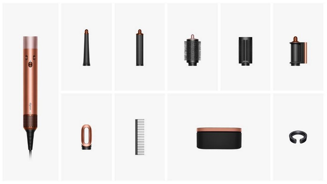 Bluetooth özellikli kahverengi saç şekillendirici set - Görsel 4