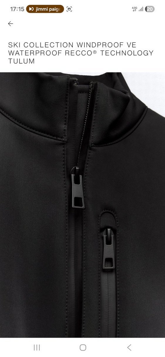 Siyah Kadın Kumaş Tulum, Beli Kemerli - Görsel 2