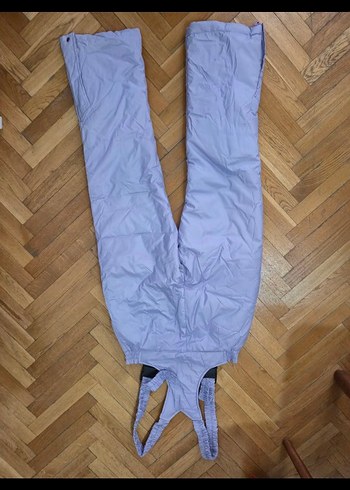 eflatun Kayak Pantolonu, Askılı, Kemerli - Görsel 3