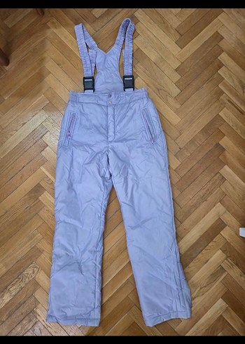 eflatun Kayak Pantolonu, Askılı, Kemerli - Görsel 2