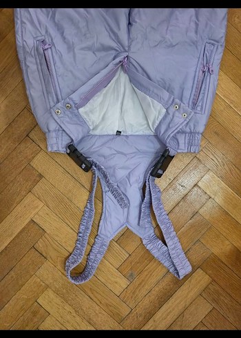 eflatun Kayak Pantolonu, Askılı, Kemerli - Görsel 5