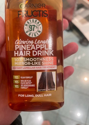 Garnier Fructis Ananas Özlü Saç Bakım Suyu - Görsel 2