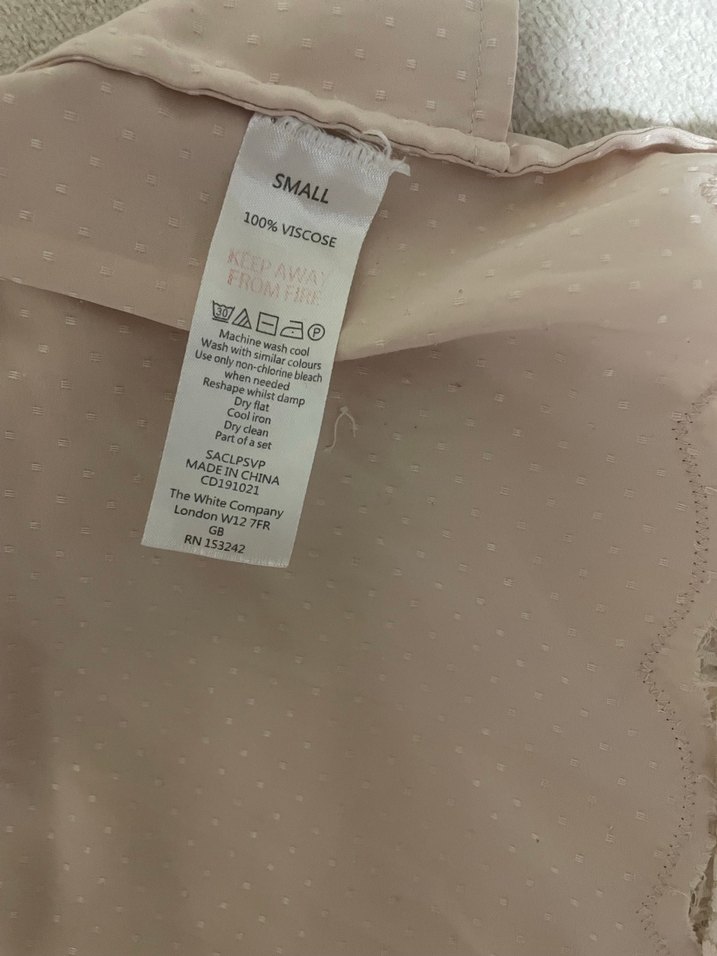 Beyaz Vintage Kadın Mini Saten Pijama Takımı - Görsel 3