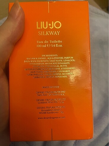 Beden Renk Liu Jo Silkway parfum