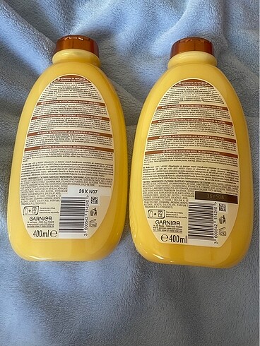  Beden Garnier 2 adet Sampuan 800ml