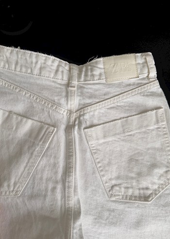 Zara mom jean şort - Görsel 4