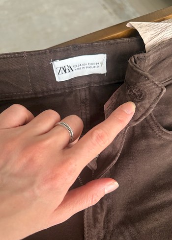 Zara kahverengi jean - Görsel 3