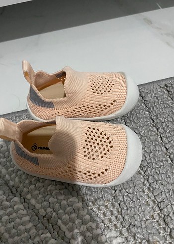 Pembe Örgü Kız Çocuk Spor Ayakkabı
