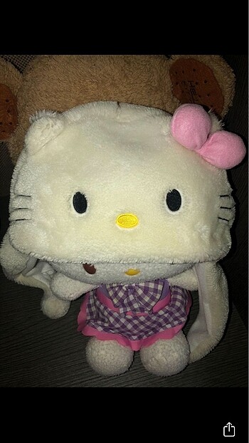 Hello Kitty Hello Kitty Peluş Şapka