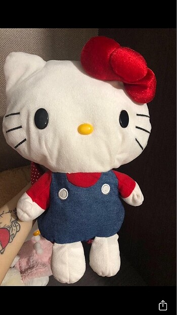 Hello Kitty Peluş Sırt Çantası