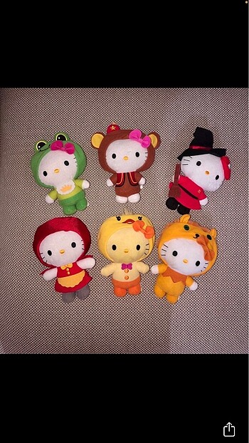 Hello Kitty x McDonalds-Şapkalı Peluşlar