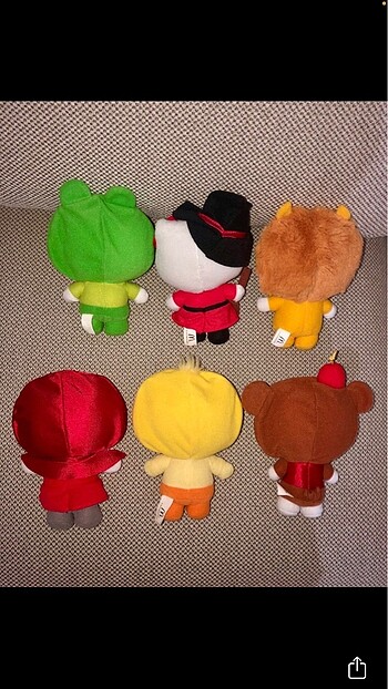  Beden Hello Kitty x McDonalds-Şapkalı Peluşlar