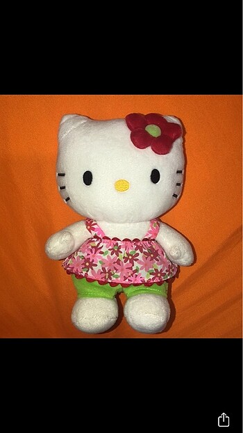 Hello Kitty Elbiseli Peluş