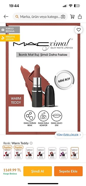Mac Warm Teddy Mini Boy