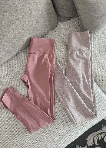 Pembe ve lila Kadın Spor Taytları
