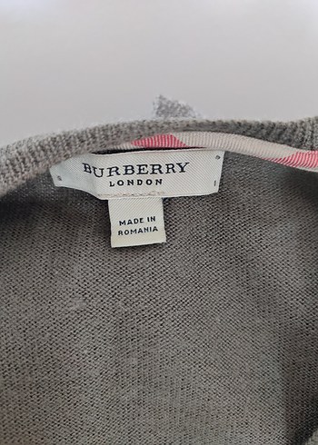 m Beden haki Renk Orjinal Burberry yün kazak