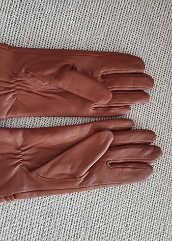 Gerçek Deri Kadın Eldiven - Görsel 4