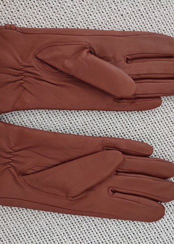 Gerçek Deri Kadın Eldiven - Görsel 2