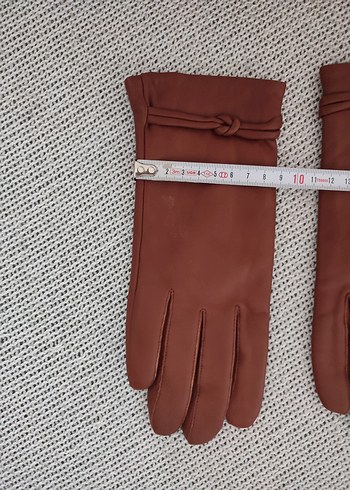 Gerçek Deri Kadın Eldiven - Görsel 6